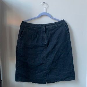 Talbots Jean Pencil Skirt